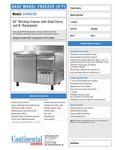 Spec Sheet Spec Sheet
