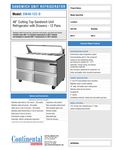 Spec Sheet Spec Sheet