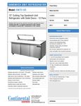 Spec Sheet Spec Sheet