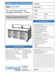 Spec Sheet Spec Sheet