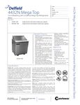 Delfield 4432N Mega Top Specs Delfield 4432N Mega Top Specs