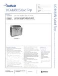 Delfield UC4448N Salad Top Specs Delfield UC4448N Salad Top Specs