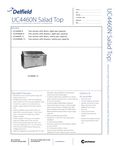 Delfield UC4460N Salad Top Specs Delfield UC4460N Salad Top Specs