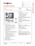 390C4T1220GB Spec Sheet 390C4T1220GB Spec Sheet