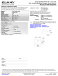 Elkay EWSF13026KWC Spec Sheet Elkay EWSF13026KWC Spec Sheet