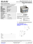 Elkay EWSF13026KWSC Spec Sheet Elkay EWSF13026KWSC Spec Sheet