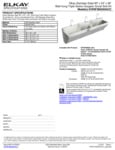 Elkay EWSF39026SACC Spec Sheet Elkay EWSF39026SACC Spec Sheet