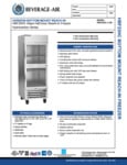 Bev-Air HBF23HC-1-HG Specsheet Bev-Air HBF23HC-1-HG Specsheet