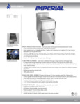 Imperial Range IPC-14, IPC-18 Spec Sheet Imperial Range IPC-14, IPC-18 Spec Sheet