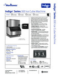 Manitowoc Indio Series 300 Ice Cube Machine (Including ID- and IY- Models) Manitowoc Indio Series 300 Ice Cube Machine (Including ID- and IY- Models)