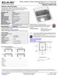 Elkay LRAD151765 Spec Sheet Elkay LRAD151765 Spec Sheet