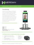 516PMK01APD Meridian Kiosk Counter or Desk Top 516PMK01APD Meridian Kiosk Counter or Desk Top