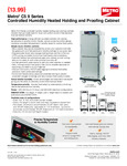 Metro C5 9 Series Specsheet Metro C5 9 Series Specsheet