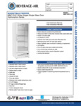 Bev Air 185MMF12H Specsheet Bev Air 185MMF12H Specsheet