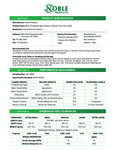 Noble Blue Vinyl-Nitrile Spec Sheet Noble Blue Vinyl-Nitrile Spec Sheet