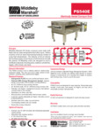PS540E Middleby Gas Conveyor Oven Spec Sheet PS540E Middleby Gas Conveyor Oven Spec Sheet