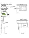 Regency 600S3151515 spec sheet - left drainboard Regency 600S3151515 spec sheet - left drainboard
