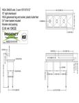 Regency 600S3151515 spec sheet - right drainboard Regency 600S3151515 spec sheet - right drainboard