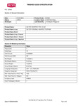 Spec Sheet Spec Sheet
