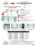 Advance Tabco Sleek Shields w/ Glass Top Advance Tabco Sleek Shields w/ Glass Top