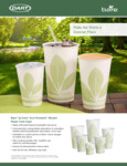 Solo & Bare by Solo Eco Forward Waxed Paper Cold Cups and Lids Specsheet Solo & Bare by Solo Eco Forward Waxed Paper Cold Cups and Lids Specsheet