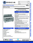 Specsheet for Beverage-Air DPD67HC-2 Pizza Prep Table Specsheet for Beverage-Air DPD67HC-2 Pizza Prep Table
