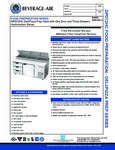 Specsheet for Beverage-Air DPD72HC-3 Pizza Prep Table Specsheet for Beverage-Air DPD72HC-3 Pizza Prep Table