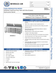 Specsheet for Beverage-Air DPD93HC-9 Pizza Prep Table Specsheet for Beverage-Air DPD93HC-9 Pizza Prep Table