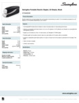 Swingline S7048200B Spechsheet Swingline S7048200B Spechsheet