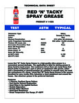 Lucas Oil Red N Tacky Aerosol Specs Lucas Oil Red N Tacky Aerosol Specs