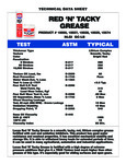 Lucas Oil Red N Tacky Specs Lucas Oil Red N Tacky Specs