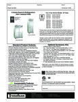 Traulsen G Series 1 and 2 Section Refrigerator Specsheet Traulsen G Series 1 and 2 Section Refrigerator Specsheet