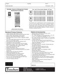 Traulsen RDT_ADT Specs Traulsen RDT_ADT Specs