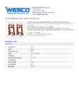 Wesco 934260138 Machine Mover Specsheet Wesco 934260138 Machine Mover Specsheet