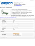 Wesco 934272271 Truck Specsheet Wesco 934272271 Truck Specsheet