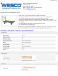 Wesco 934272272 Truck Specsheet Wesco 934272272 Truck Specsheet