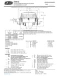 Zurn Zc100 4nh C 15 Cast Iron Roof Drain With Low Silhouette Cast Iron Dome Underdeck Clamp And 4 No Hub Outlet