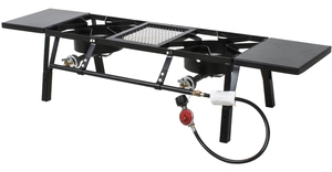Backyard Pro Double Burner Outdoor Patio Stove Range With Great For Outdoor Cooking This Double Burner Patio Stove Range Is The Perfect Addition To Backyard Barbecues And Picnics Each Liquid Propane