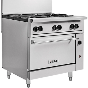 Vulcan 6 Burner Gas Range w/ Convection Oven