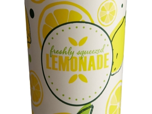 Carnival King 32 oz. Poly Paper Lemonade Cup - 500/Case