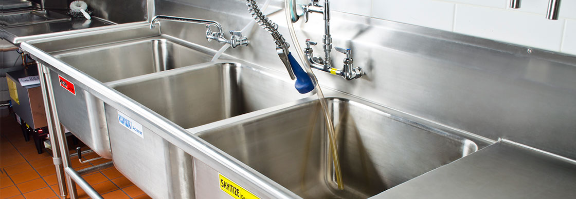 Triple sink plumbing diagram