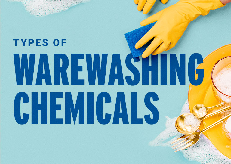 Types of Warewashing Detergents & Chemicals