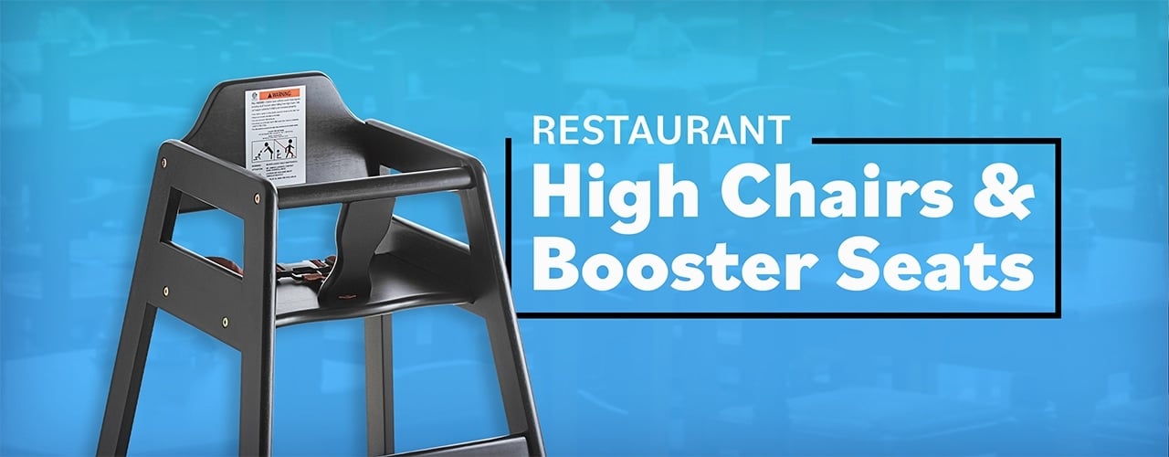 Types of Restaurant High Chairs & Booster Seats