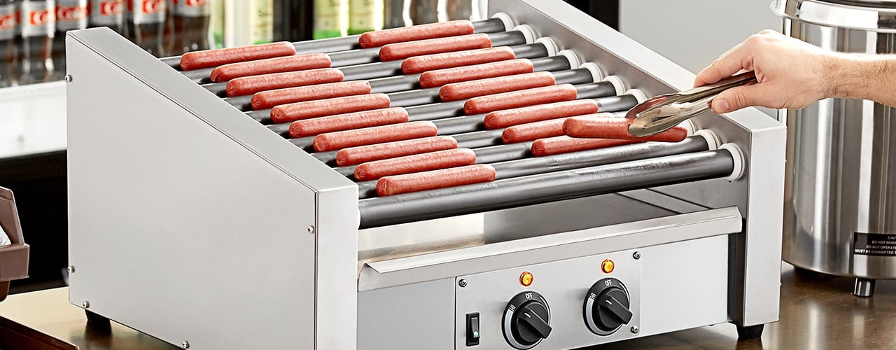 Hot Dog Steamer Warmer Cooker Roller Machine Sausages Bun Steaming Cooking Cook 