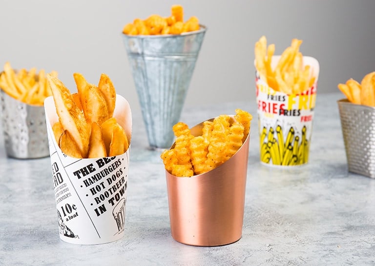 Buy Kraft Paper French Fries Pouch & Scoop