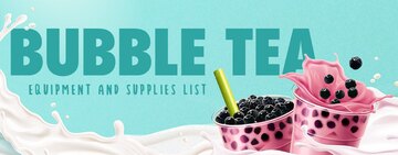 Bubble Tea Supplies List