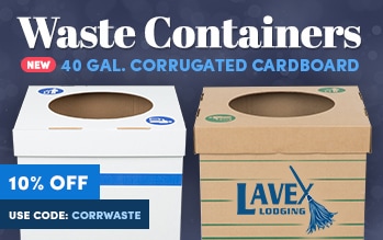 Janitorial Kraft Corrugated Cardboard Trash and Recycling Containers