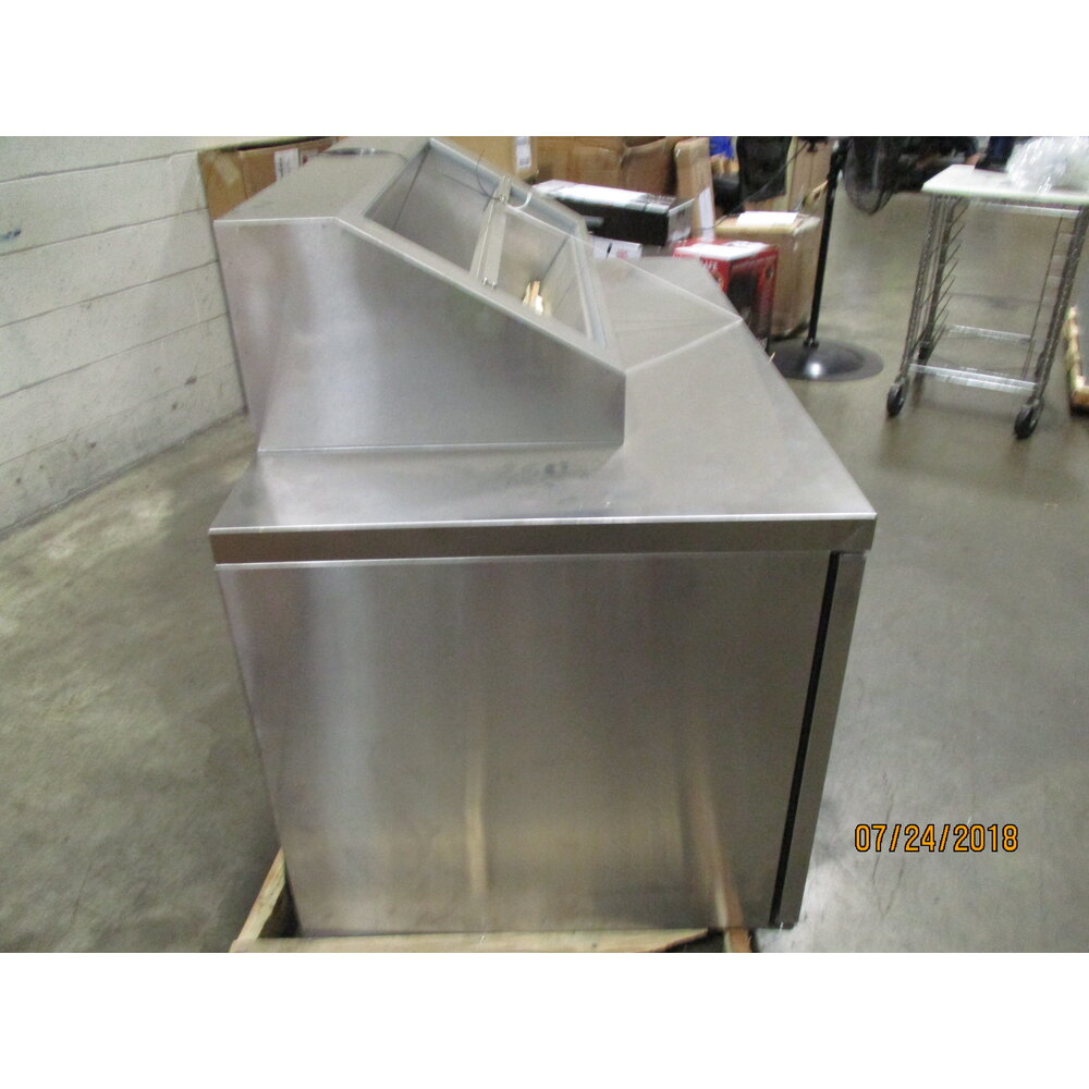 Scratch and Dent NorLake ZF152SMS/0 54" Ice Cream Topping with Refrigerated Rail and