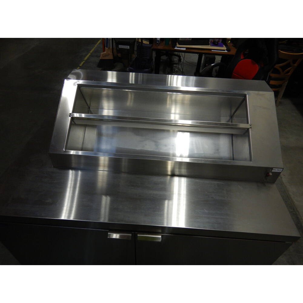 Scratch and Dent NorLake ZR152SMS/0 54" Ice Cream Topping with Refrigerated Rail and