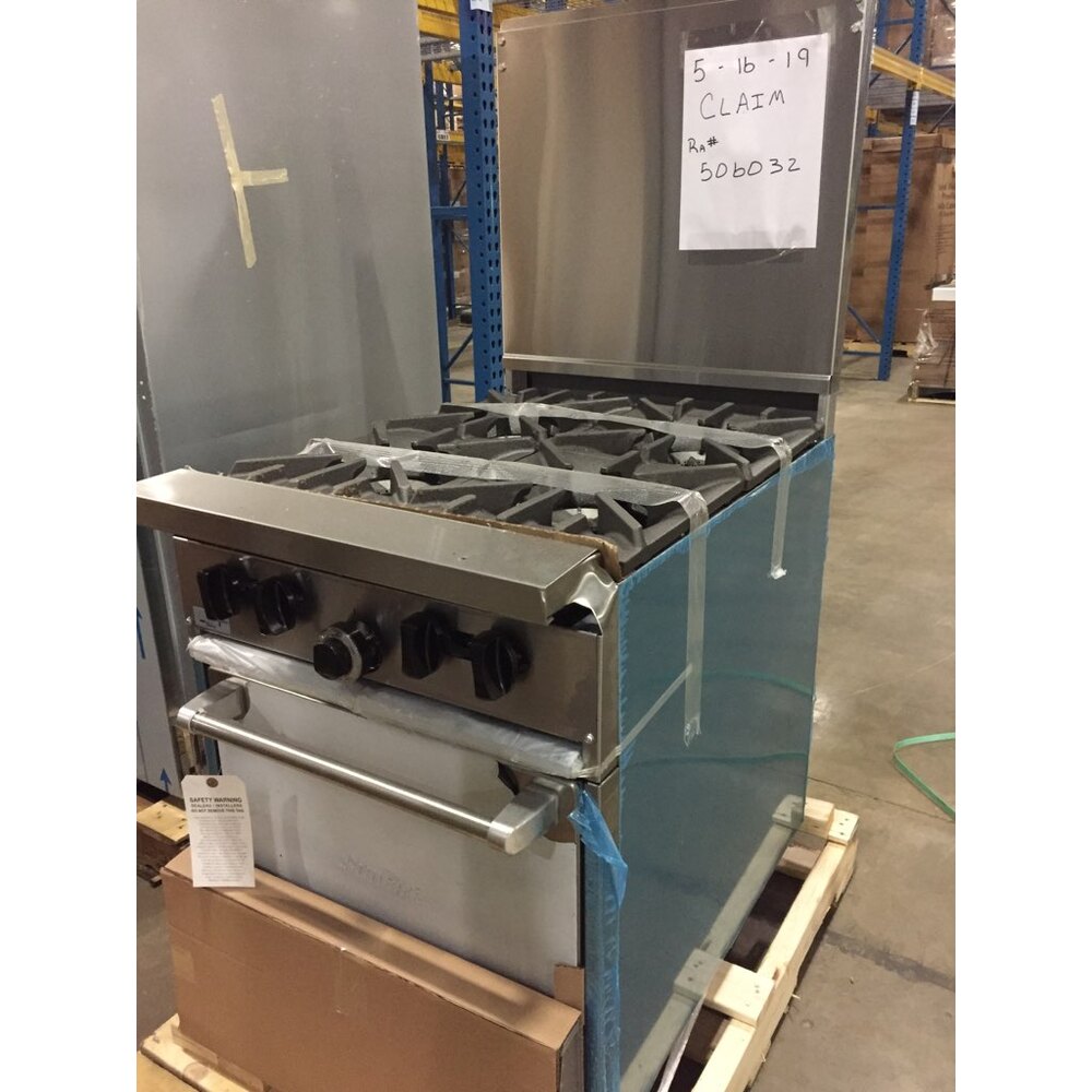 Scratch and Dent Garland SunFire Series X244L Natural Gas 4 Burner 24